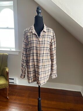 H&M 100% Cotton Flannel Top